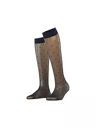 FALKE | Kniestrümpfe DOT 15 Den negro | Azul