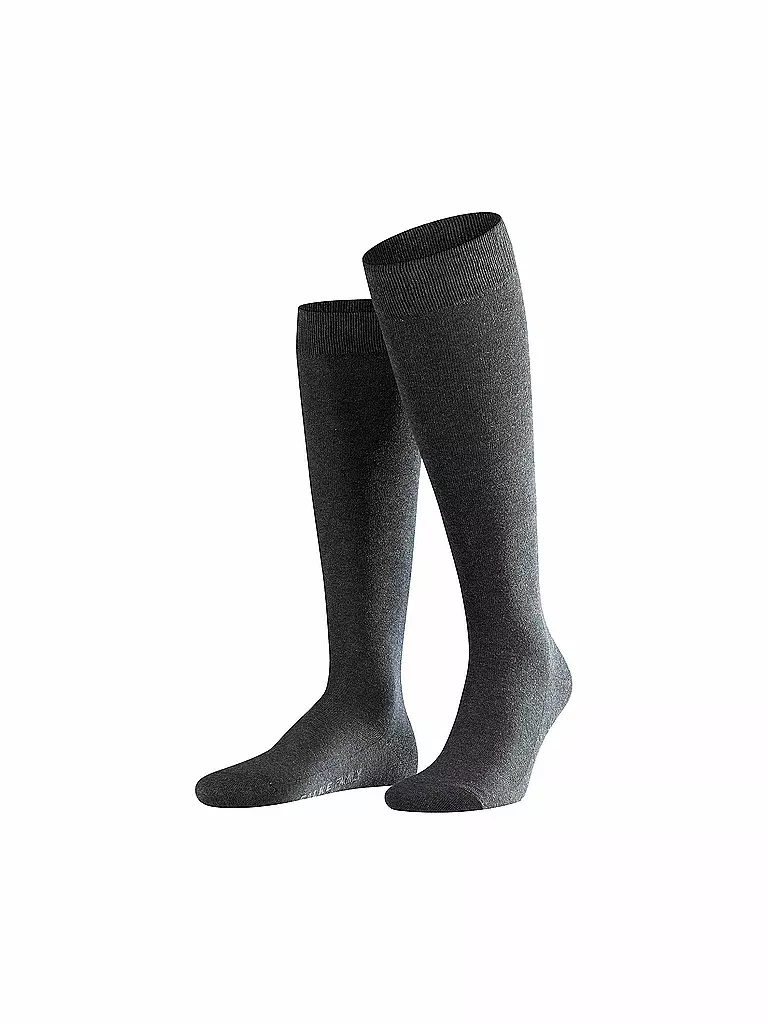 FALKE | Calcetines hasta la rodilla Family para hombre | Gris
