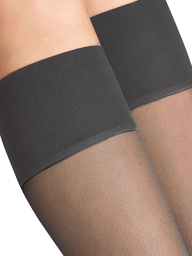 FALKE | Calcetines hasta la rodilla PURE MATT 20 Den iron | Gris