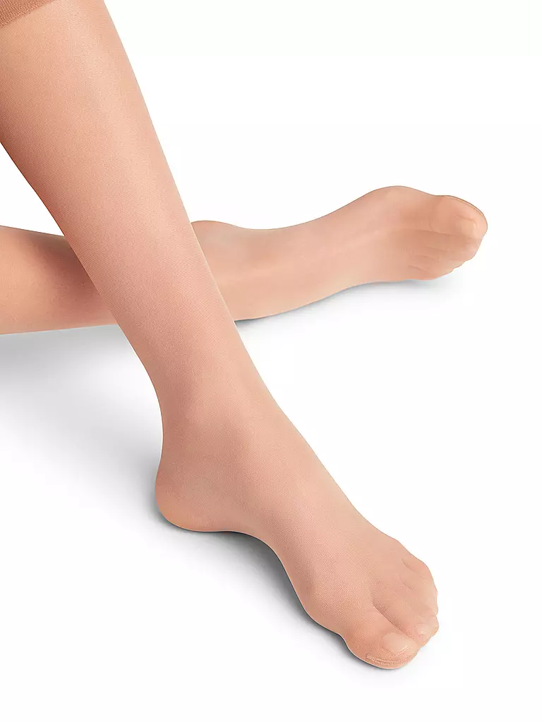 FALKE | Calcetines hasta la rodilla PURE MATT 20 Den powder | Beige