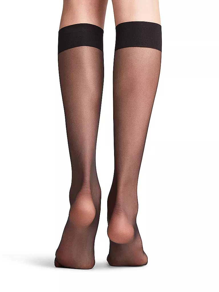 FALKE | Calcetines hasta la rodilla Seidenglatt 15 DEN black | 