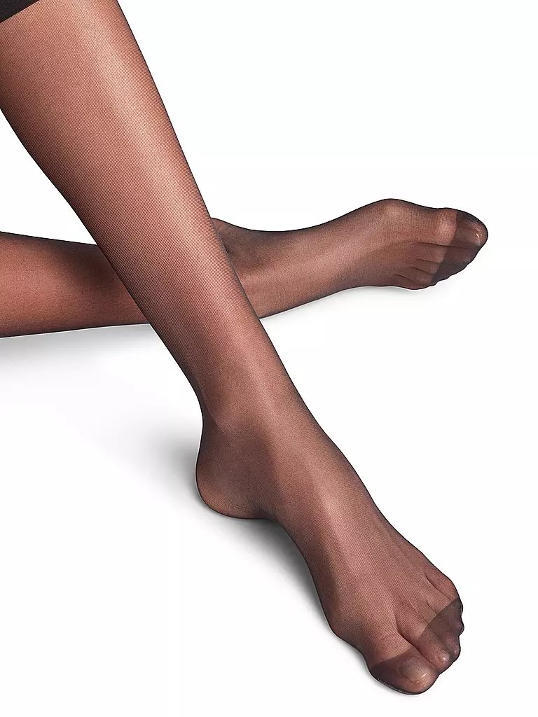 FALKE | Calcetines hasta la rodilla Seidenglatt 15 DEN black | 