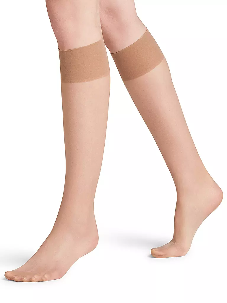 FALKE | Calcetines hasta la rodilla Seidenglatt 15 DEN cocoon | Beige