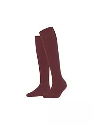 FALKE | Calcetines altos | Rojo oscuro