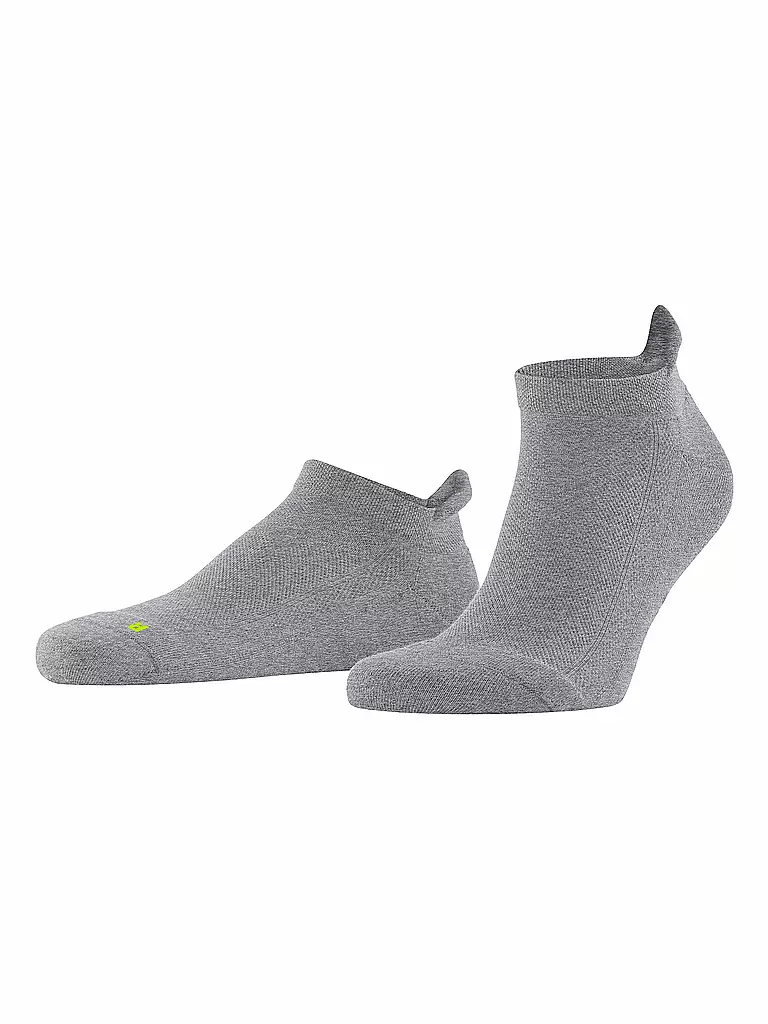 FALKE | Calcetines invisibles COOL KICK gris claro jaspeado | Gris claro