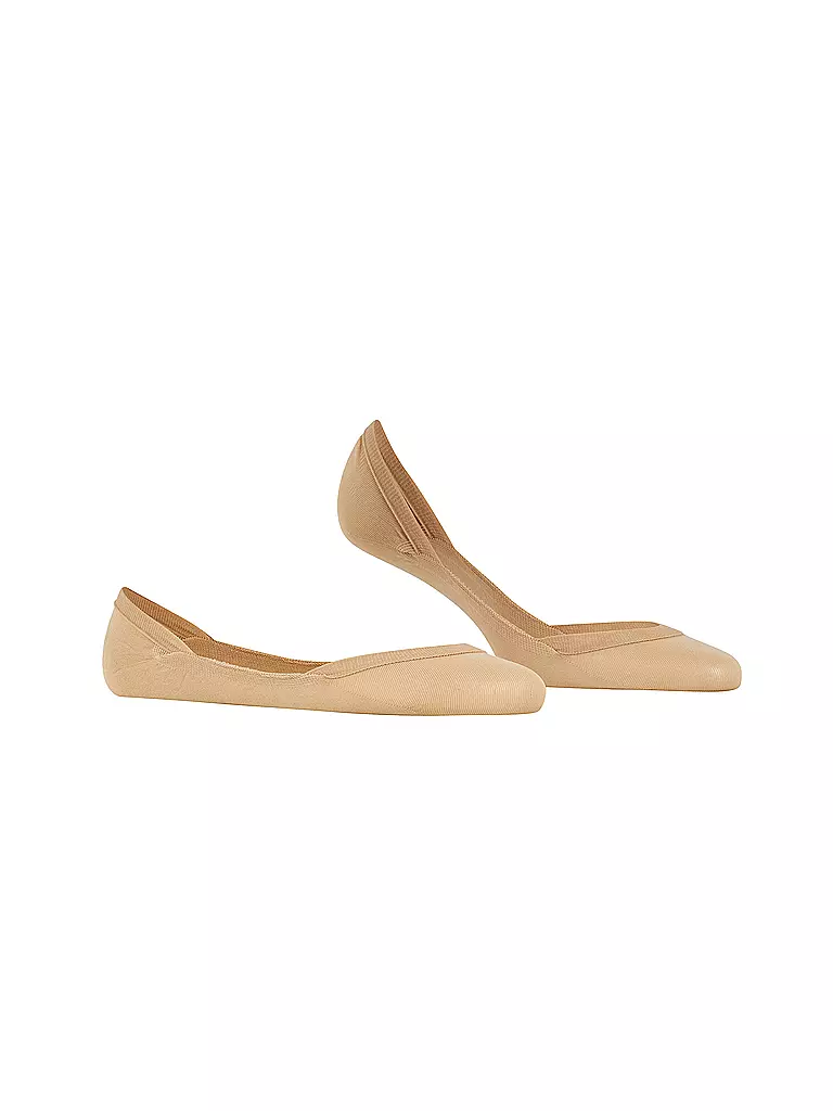 FALKE | Calcetines invisibles para mujer Elegant Step Crystal | Beige