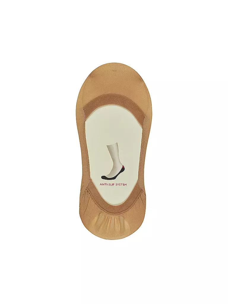 FALKE | Calcetines invisibles para mujer Elegant Step Crystal | Beige