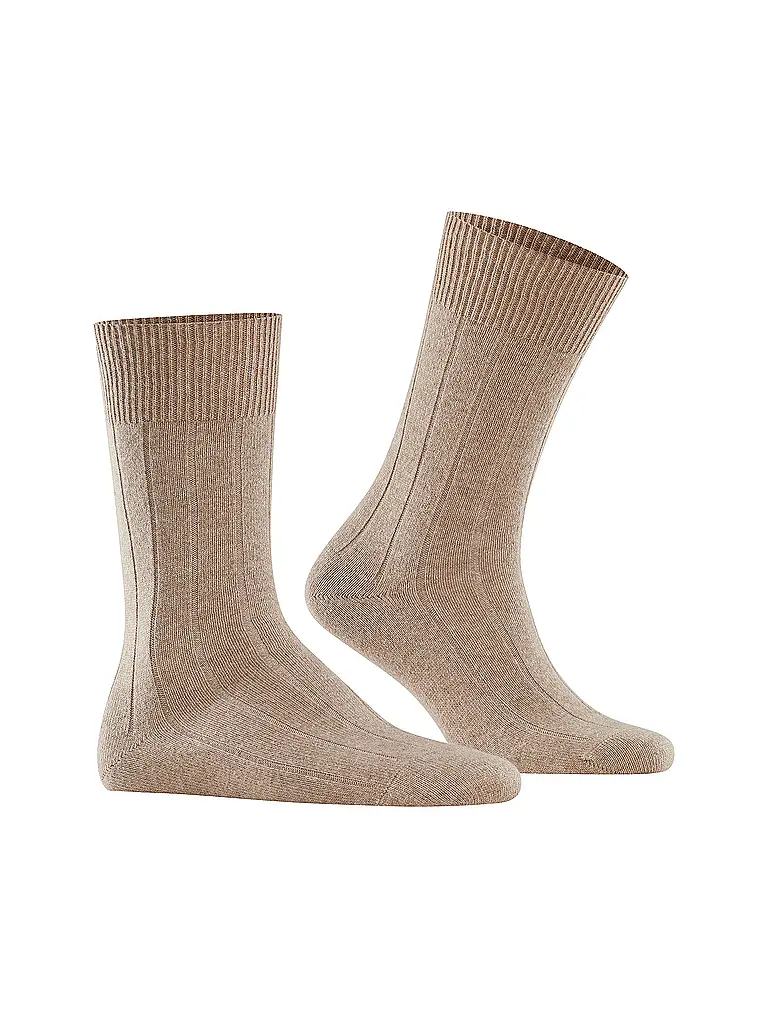 FALKE | Calcetines LHASA RIB color nuez moscada mel | Beige