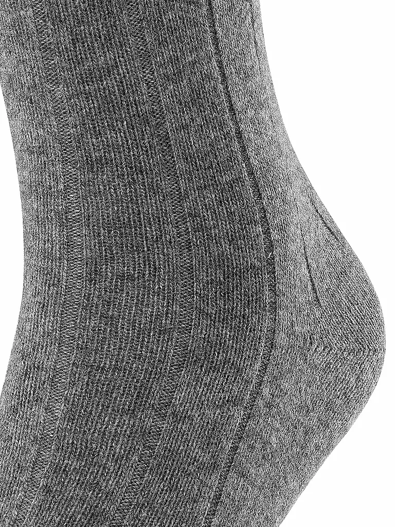 FALKE | Calcetines LHASA RIB gris claro jaspeado | 