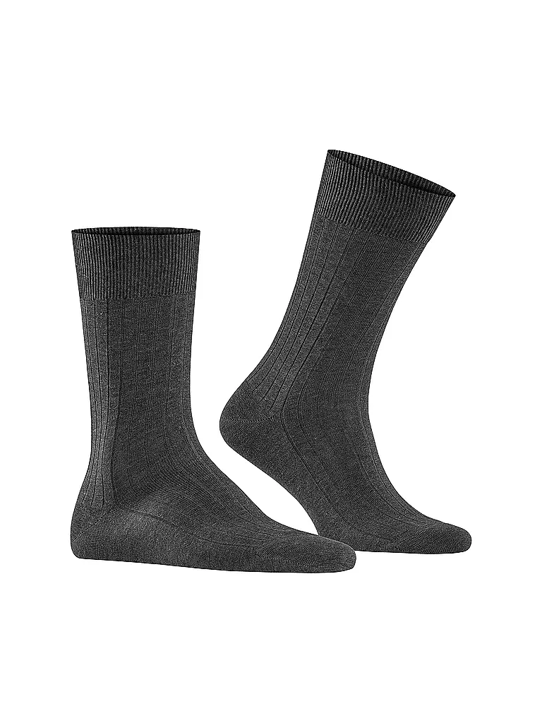 FALKE | Calcetines MILANO antracita mélange | Gris