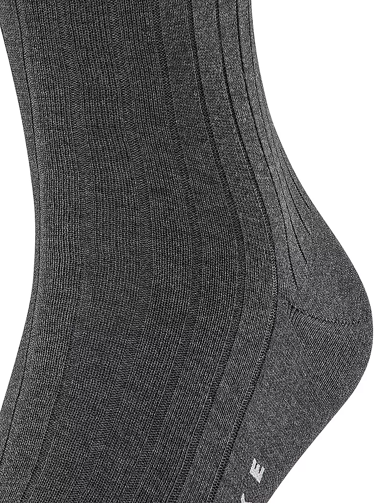 FALKE | Calcetines MILANO antracita mélange | Gris