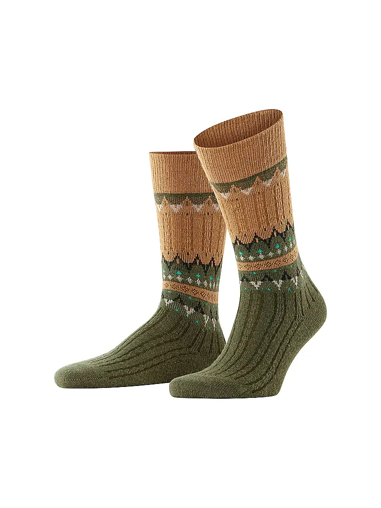 FALKE | Calcetines NORSEMAN old brass | Camel