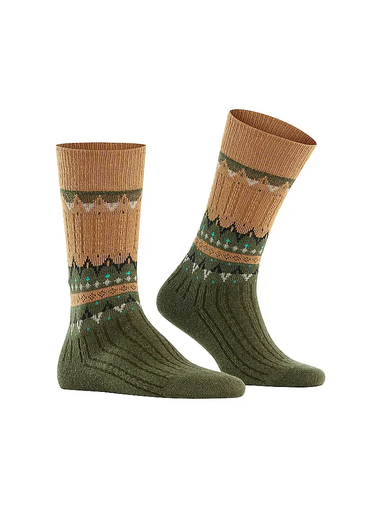FALKE | Calcetines NORSEMAN old brass | Camel