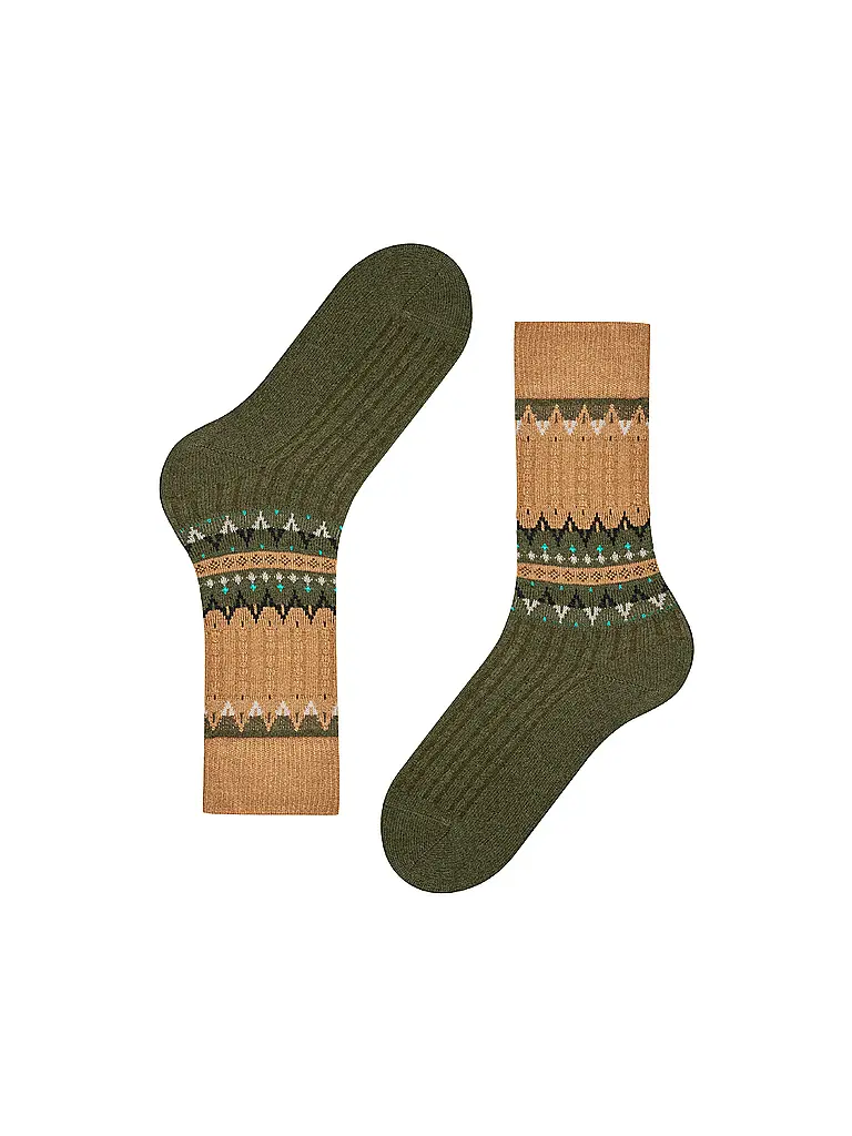 FALKE | Calcetines NORSEMAN old brass | Camel