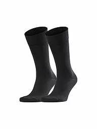 FALKE | Calcetines 2 unidades Pkg HAPPY marrón oscuro | Negro