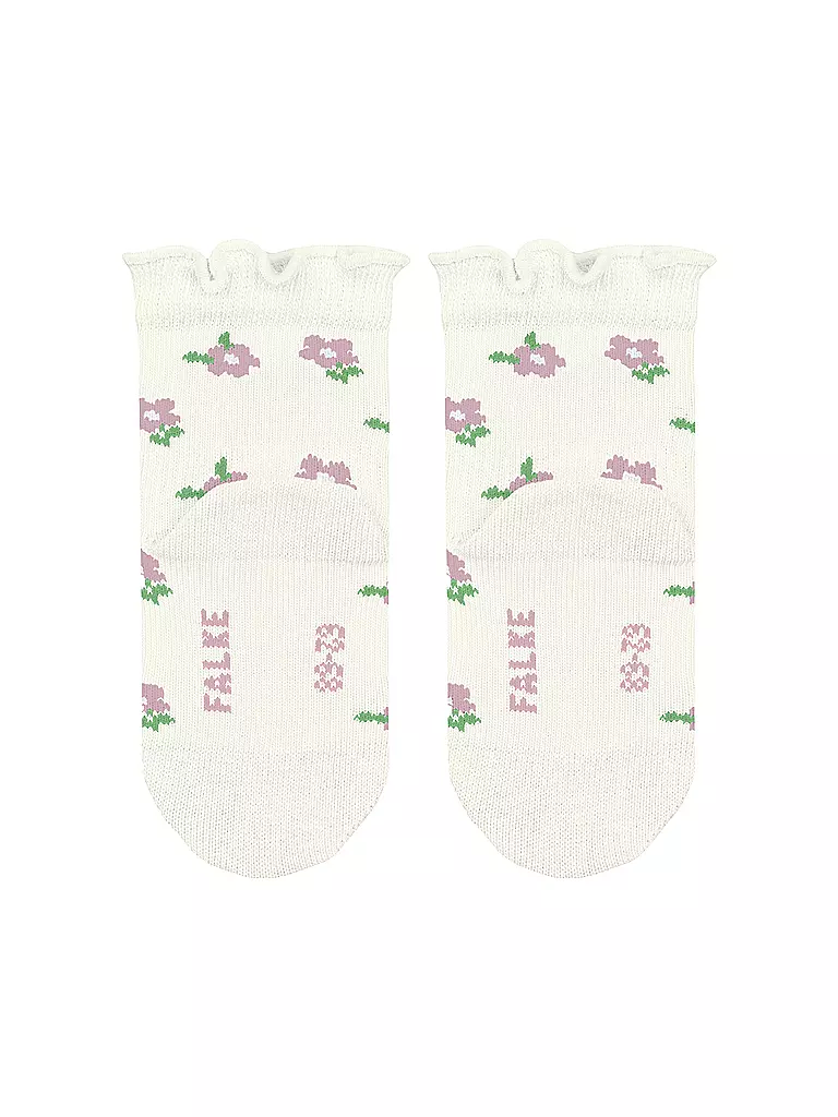 FALKE | Calcetines para bebé niña LITTLE DISTY FLOWERS blanco roto | 