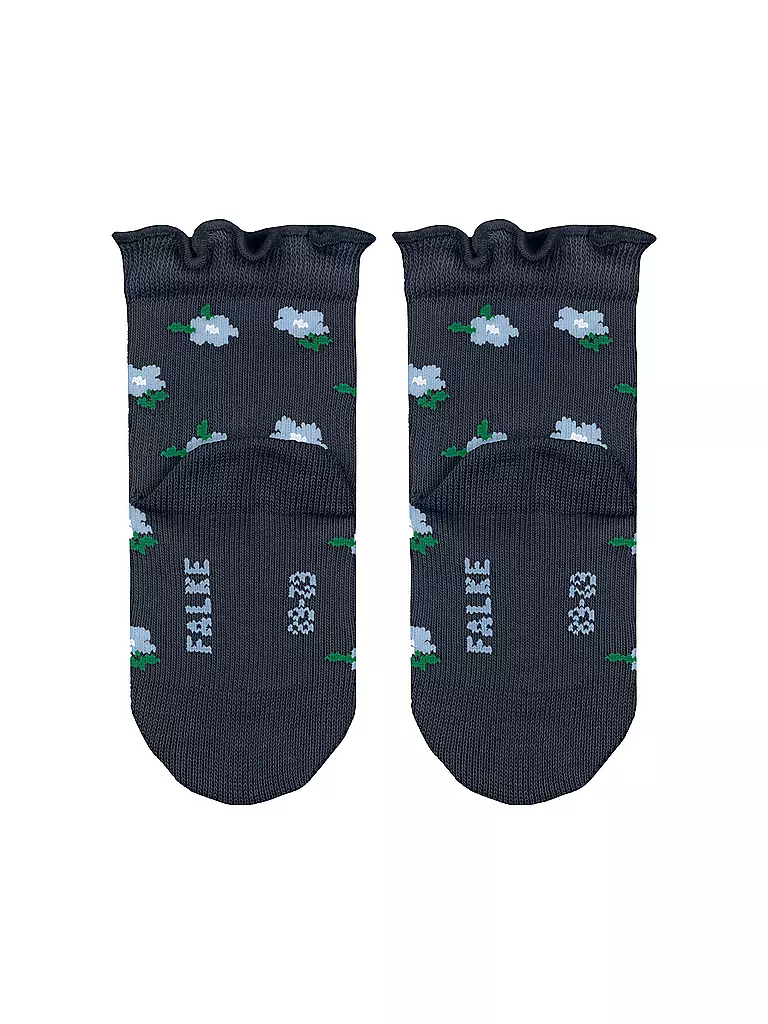 FALKE | Calcetines para bebé niña LITTLE DITSY FLOWERS azul espacial | 