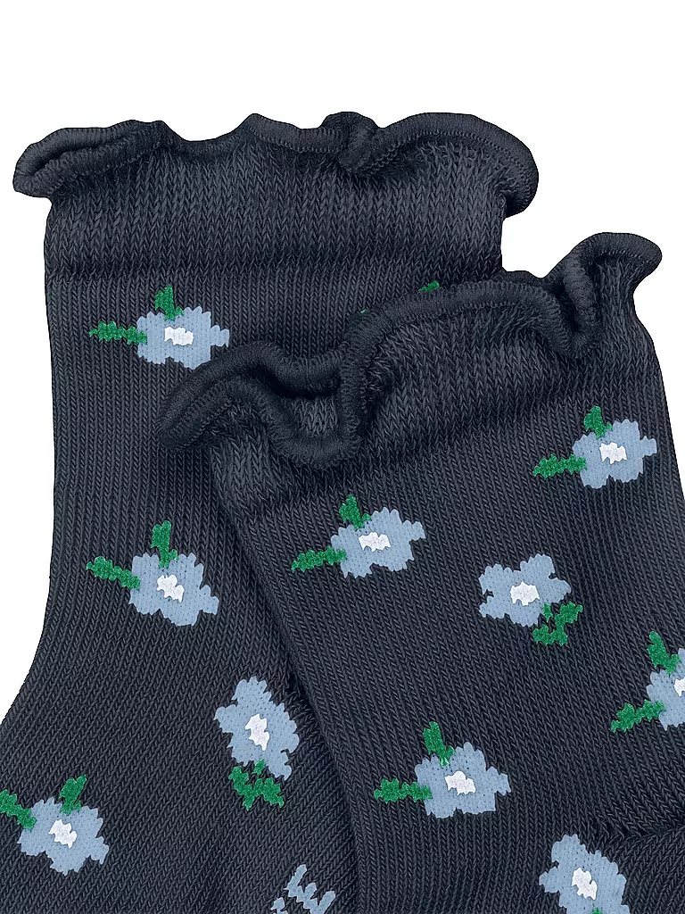 FALKE | Calcetines para bebé niña LITTLE DITSY FLOWERS azul espacial | 