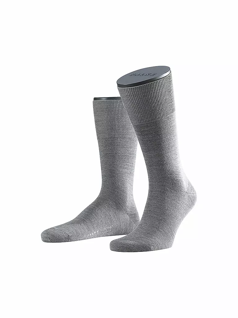 FALKE | Calcetines para hombre "Airport" (gris oscuro) | Gris