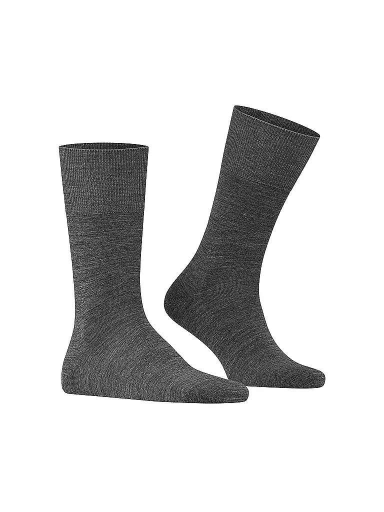 FALKE | Calcetines para hombre "Airport" (gris oscuro) | Gris