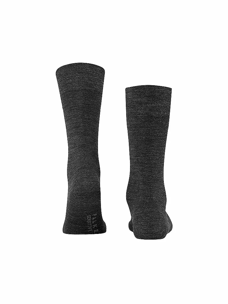 FALKE | Calcetines para hombre Sensitive Berlin anthra.mel | Gris