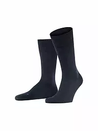 FALKE | Calcetines para hombre Sensitive Berlin gris oscuro | Azul oscuro