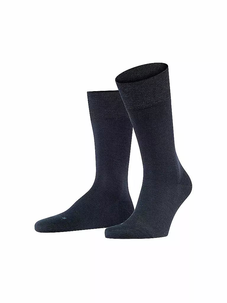 FALKE | Calcetines para hombre Sensitive Berlin azul marino oscuro | Azul oscuro