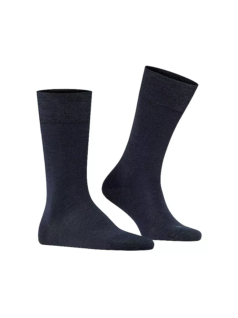 FALKE | Calcetines para hombre Sensitive Berlin azul marino oscuro | Azul oscuro