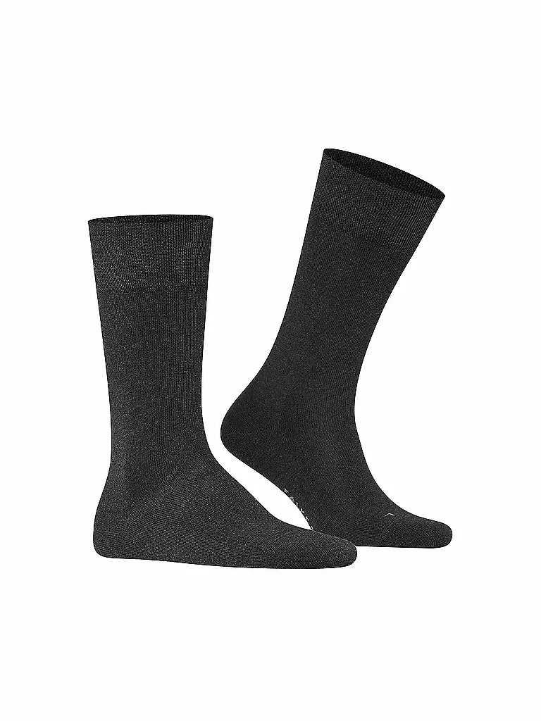 FALKE | Calcetines para hombre Sensitive London anthra.mel. | Gris