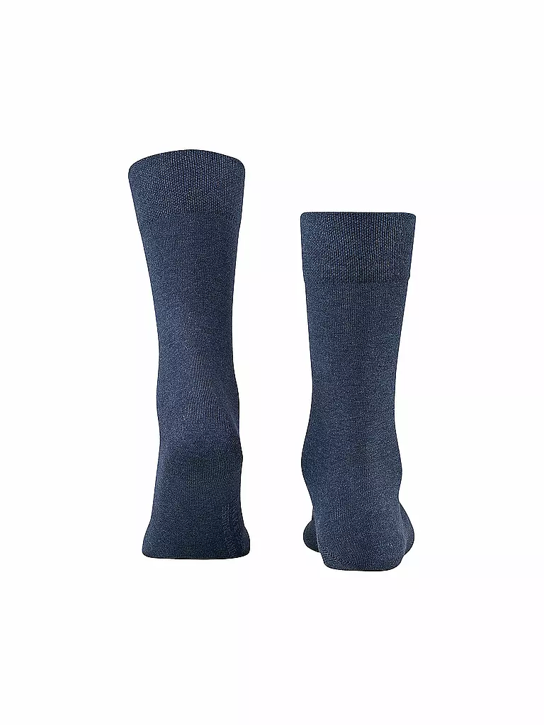 FALKE | Calcetines para hombre Sensitive London azul marino jaspeado | Azul