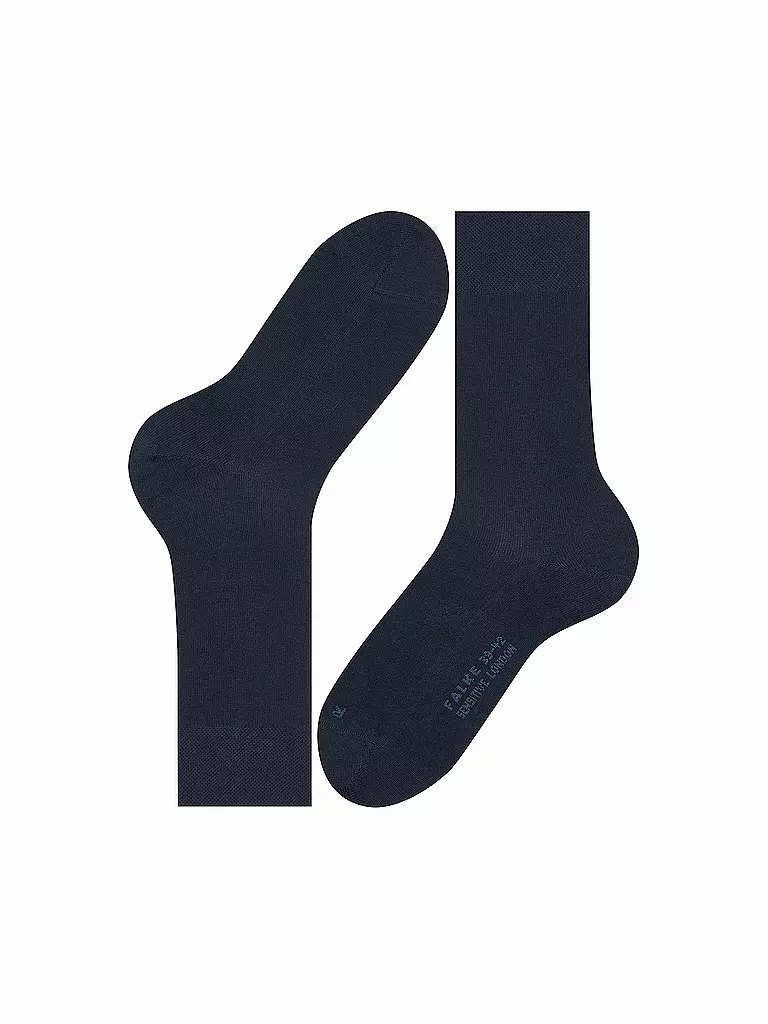 FALKE | Calcetines para hombre Sensitive London azul marino oscuro | Azul oscuro