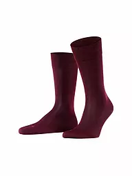 FALKE | Calcetines para hombre Sensitive Malaga azul marino oscuro | Rojo oscuro