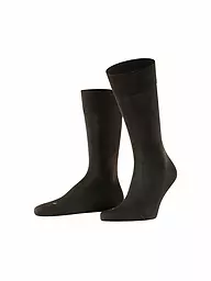 FALKE | Calcetines para hombre Sensitive Malaga azul marino oscuro | Marrón