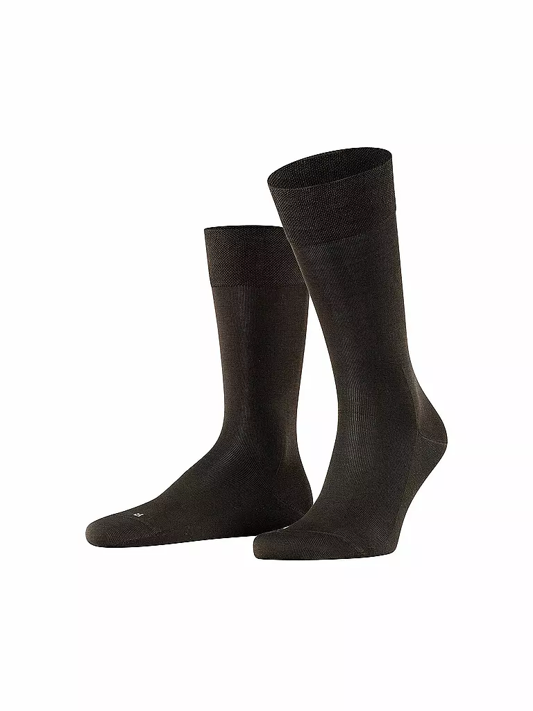 FALKE | Calcetines para hombre Sensitive Malaga brown | Marrón
