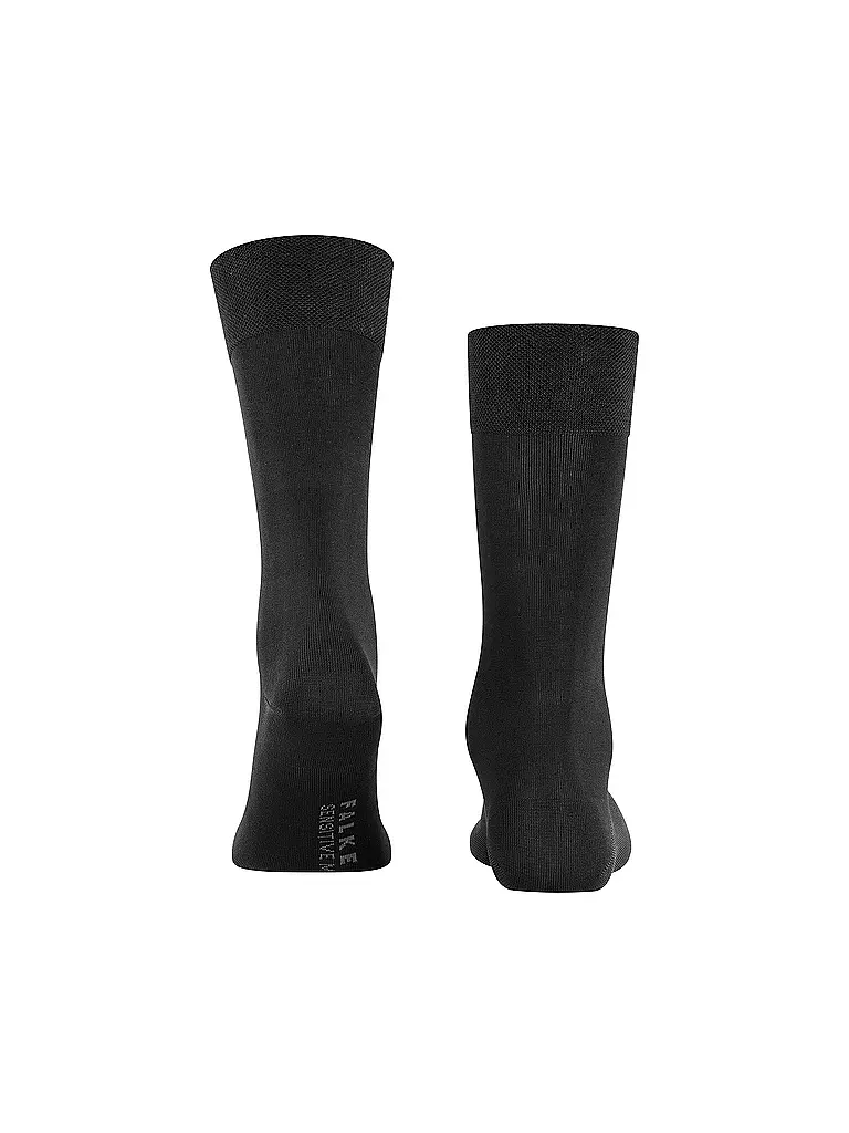 FALKE | Calcetines para hombre Sensitive Malaga negro | 
