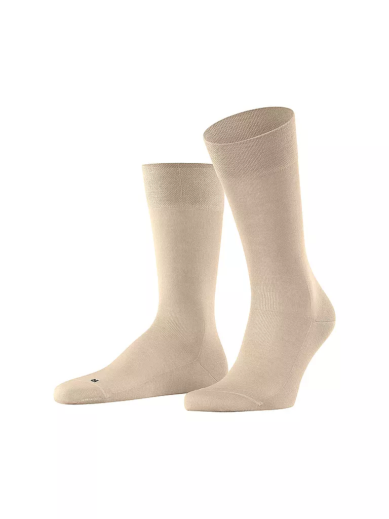 FALKE | Calcetines para hombre SENSITIVE MALAGA silk | Beige