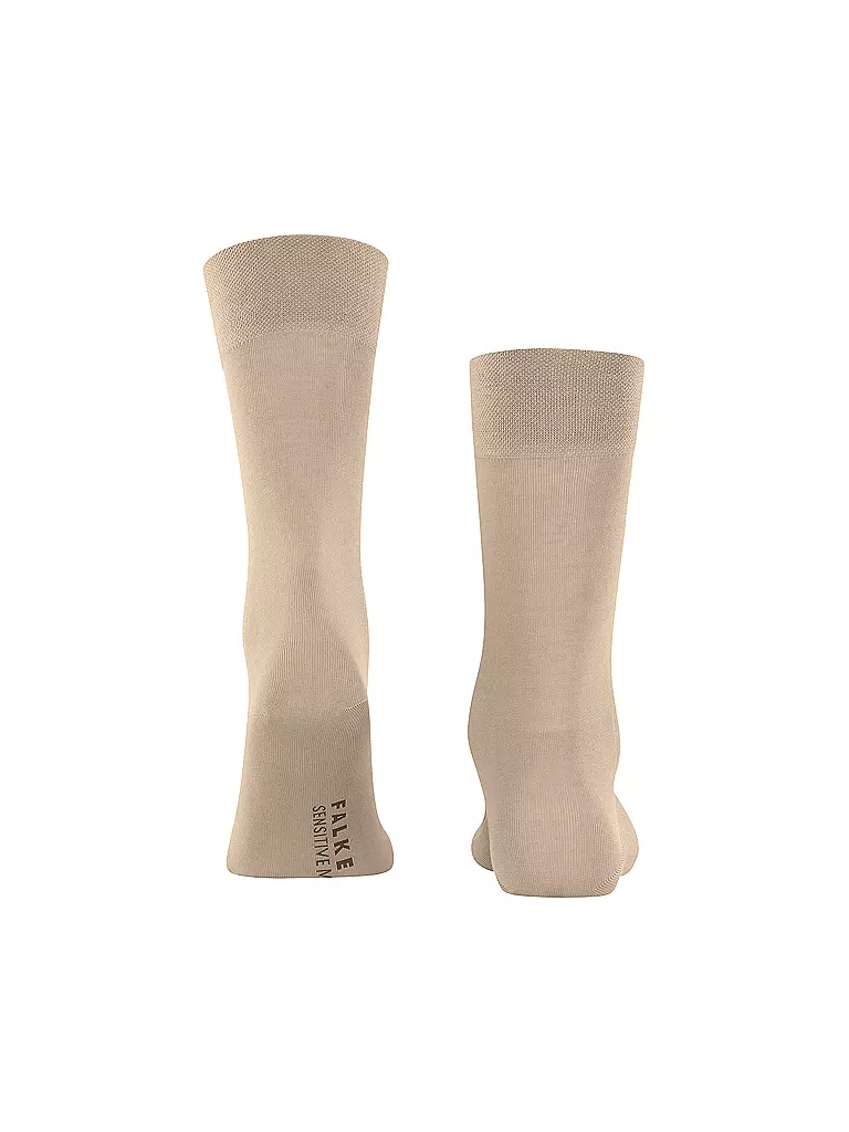 FALKE | Calcetines para hombre SENSITIVE MALAGA silk | Beige