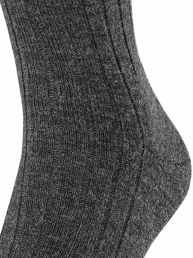 FALKE | Calcetines para hombre Teppich im Schuh antracita mel. | 