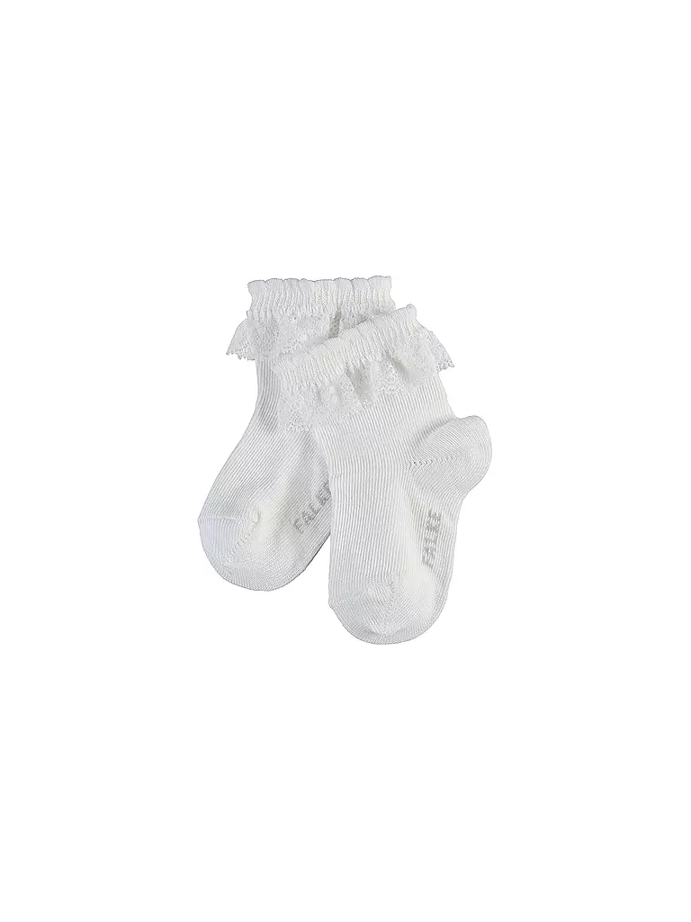 FALKE | Calcetines para niña "Romantic Lace" (blanco) 12121 | Blanco