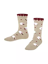 FALKE | Calcetines para niña CUTE SHEEP lipstick | Beige