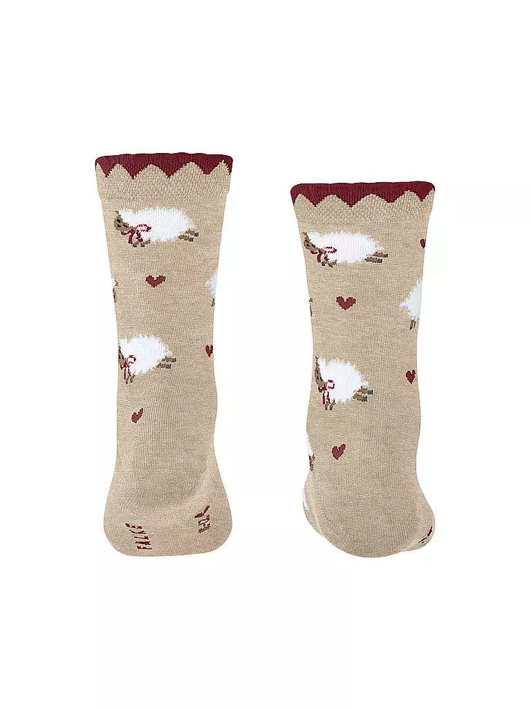FALKE | Calcetines para niña CUTE SHEEP arena mélange | 