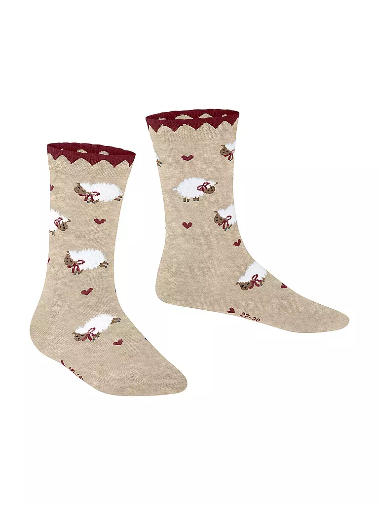 FALKE | Calcetines para niña CUTE SHEEP arena mélange | 