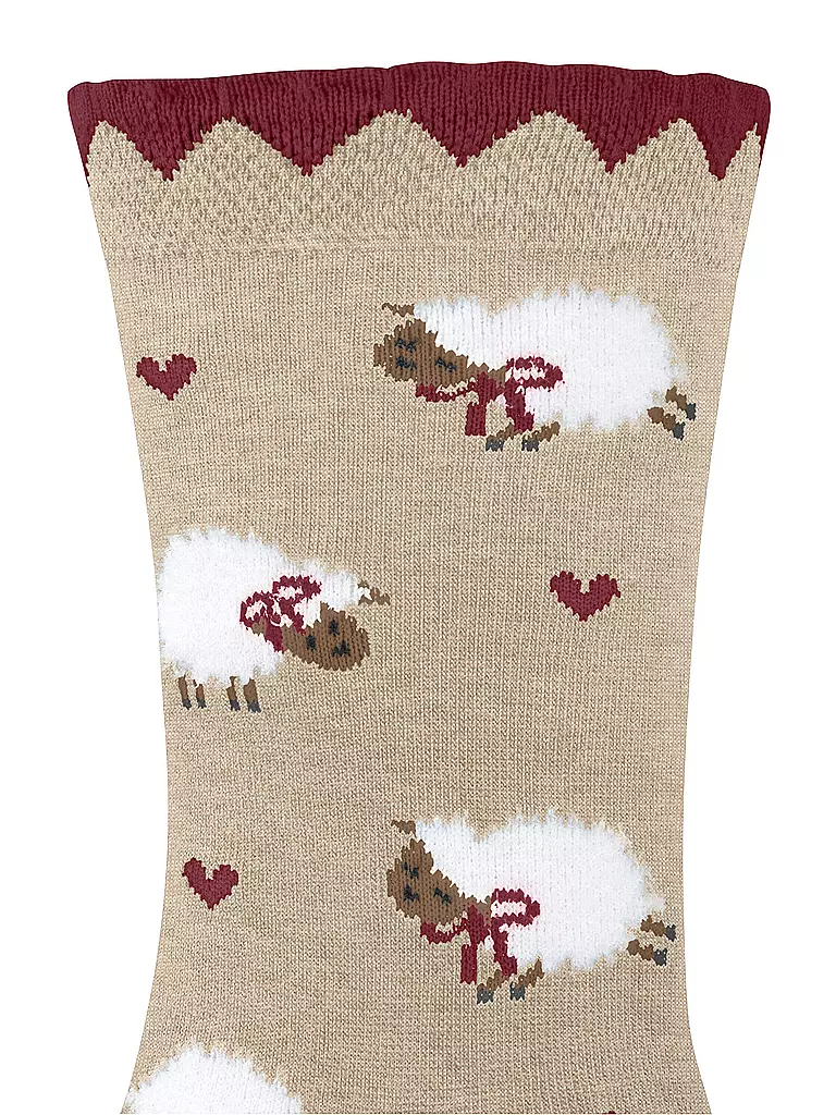 FALKE | Calcetines para niña CUTE SHEEP arena mélange | 