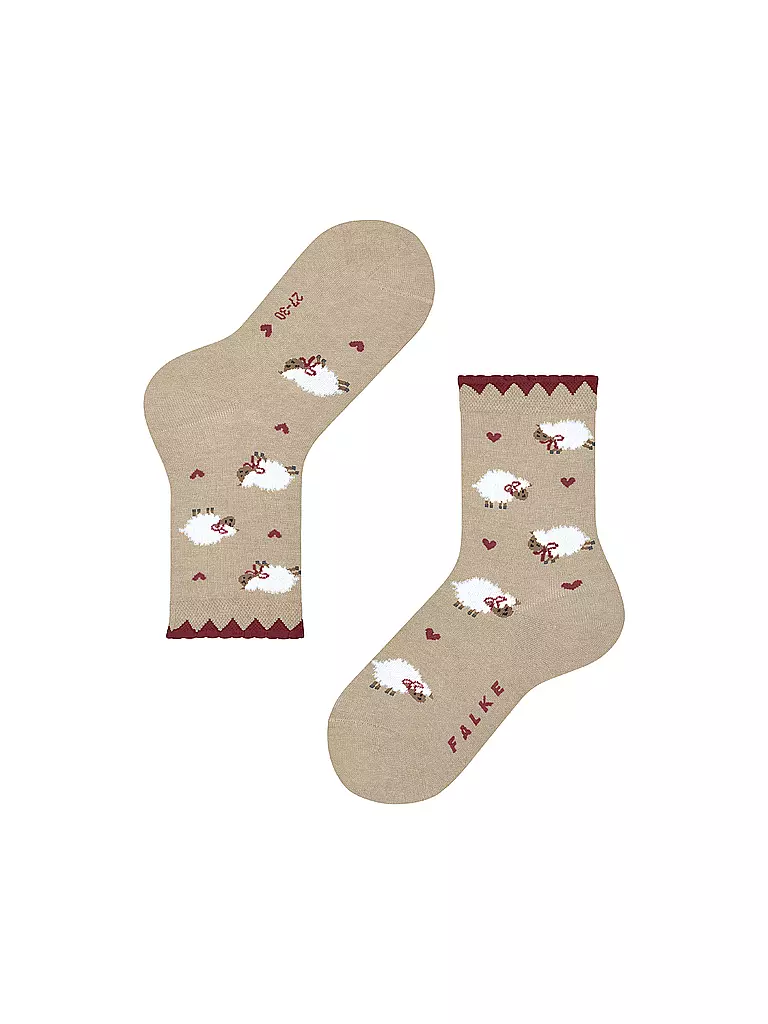 FALKE | Calcetines para niña CUTE SHEEP arena mélange | 