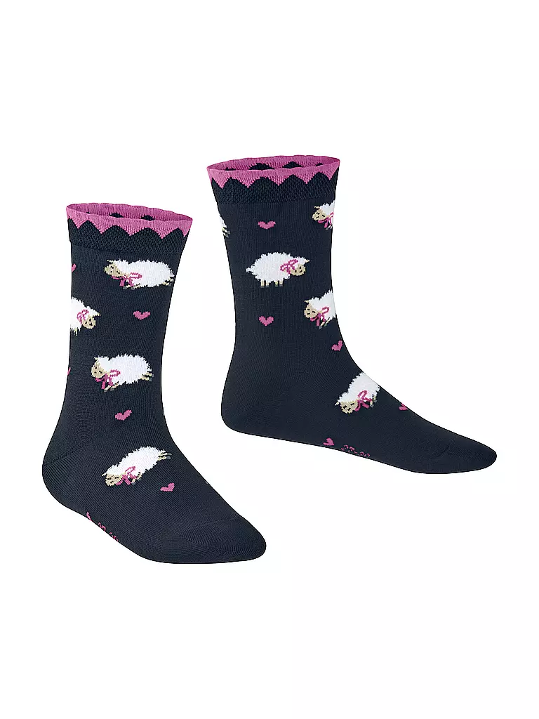 FALKE | Calcetines para niña CUTE SHEEP azul espacial | 