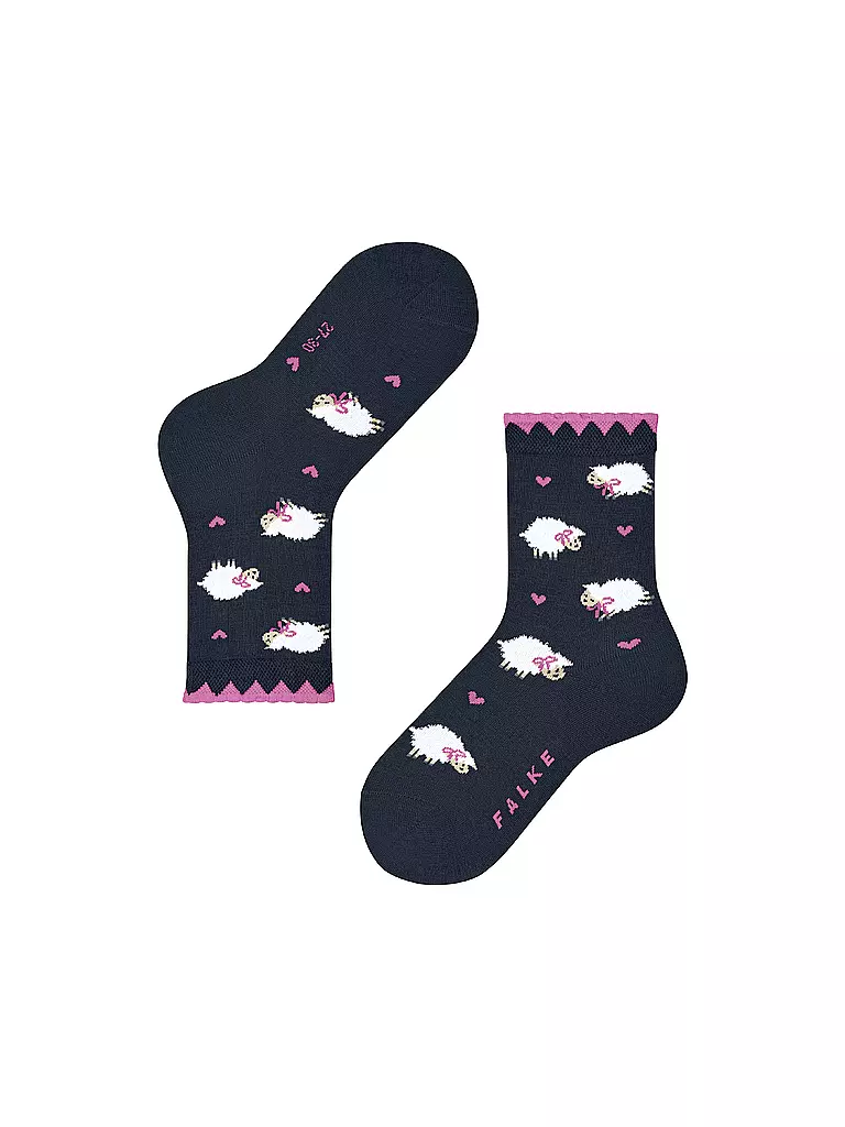 FALKE | Calcetines para niña CUTE SHEEP azul espacial | 
