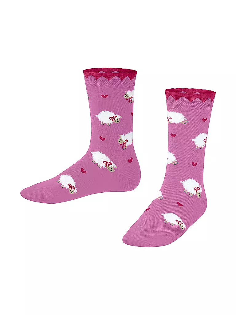 FALKE | Calcetines para niña CUTE SHEEP lipstick | Rosa