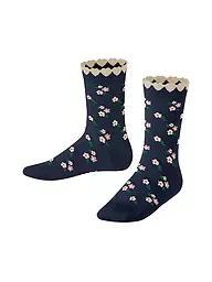 FALKE | Calcetines para niña DITSY FLOWERS azul espacial | Azul