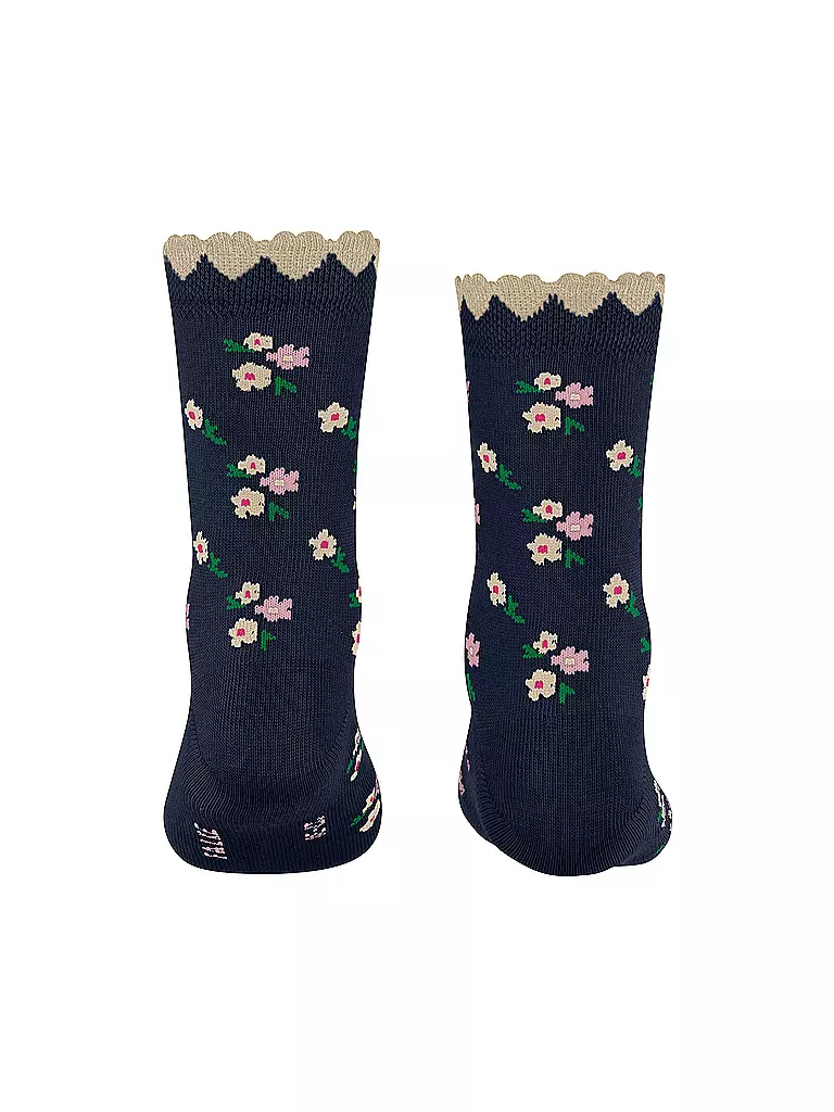 FALKE | Calcetines para niña DITSY FLOWERS azul espacial | 