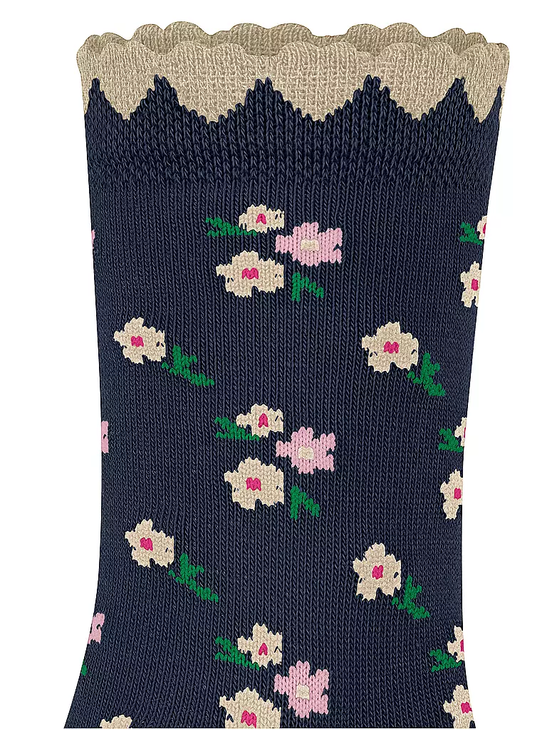 FALKE | Calcetines para niña DITSY FLOWERS azul espacial | 